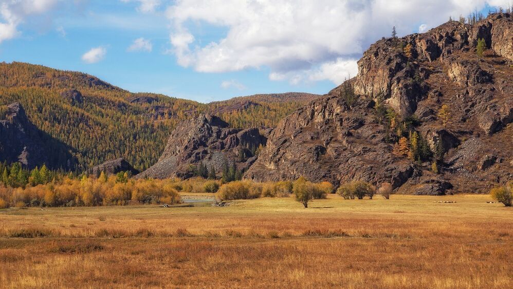 Осенние краски Алтайских просторов...