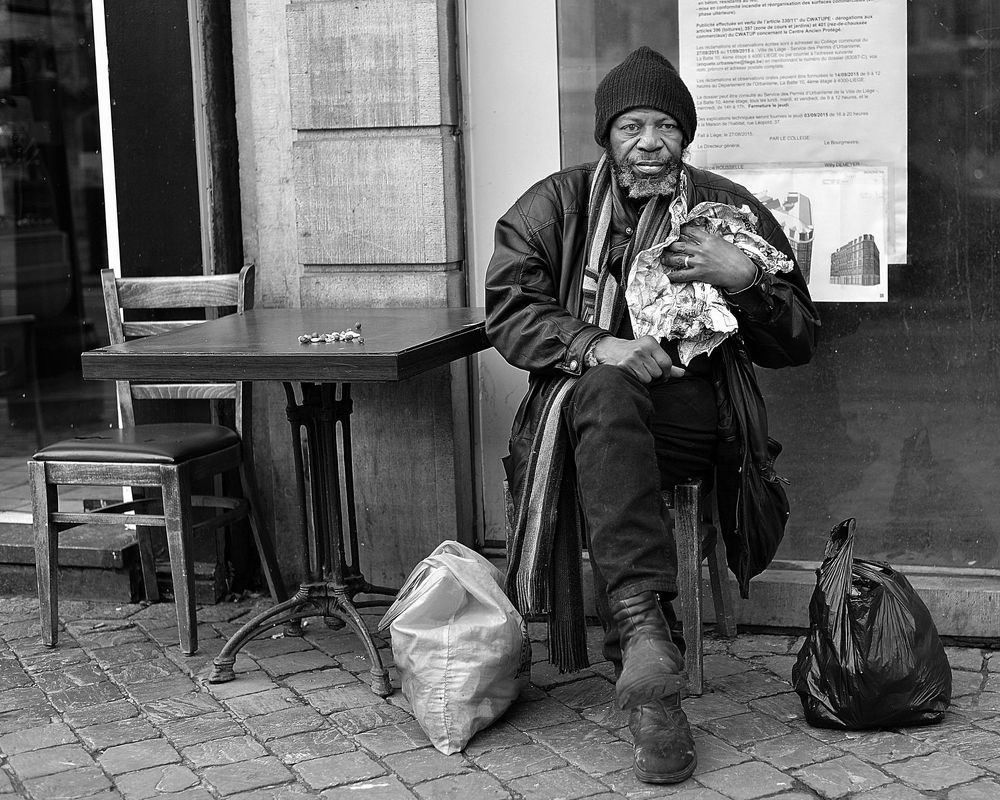 In the streets of Liege(Belgium).