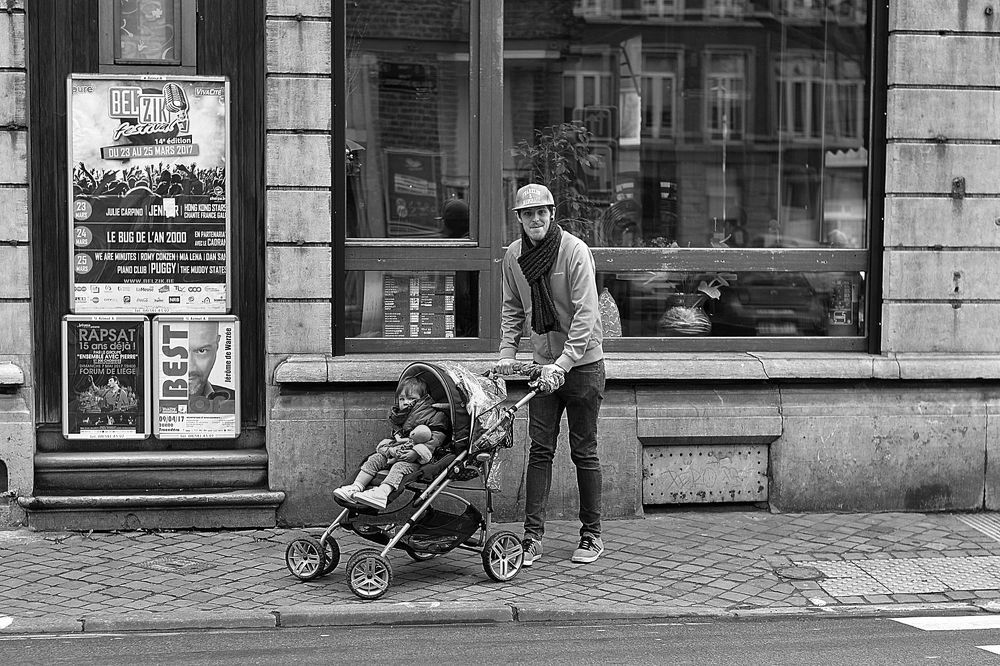 In the streets of Liege(Belgium).