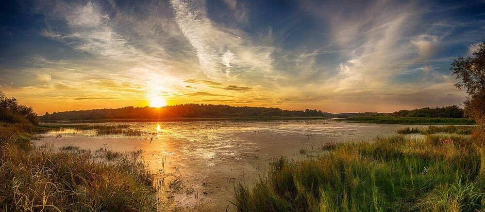 Под занавес заката... Кировская область. Россия. Under the sunset curtain ... Kirov region. Russia.