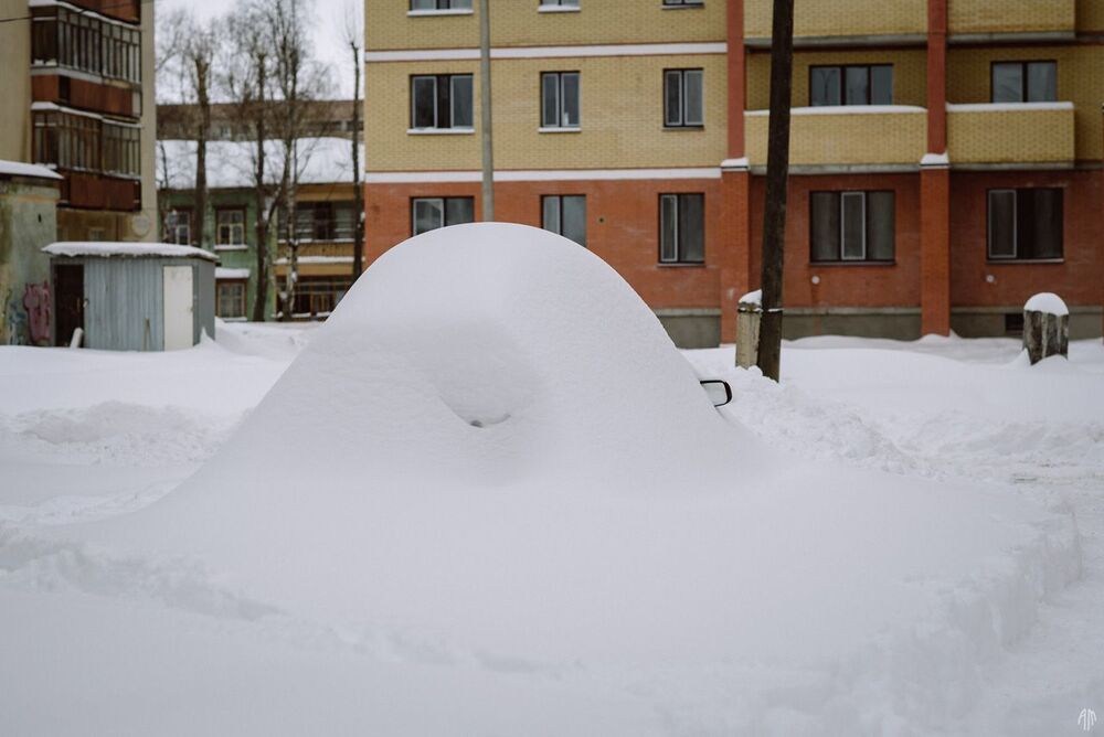 Улицы в снегу