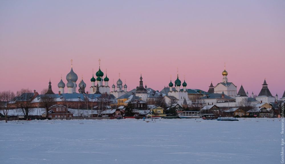Зимний день в Ростове Великом