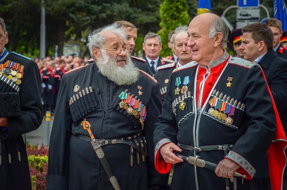 Парад Кубанского казачьего войска.