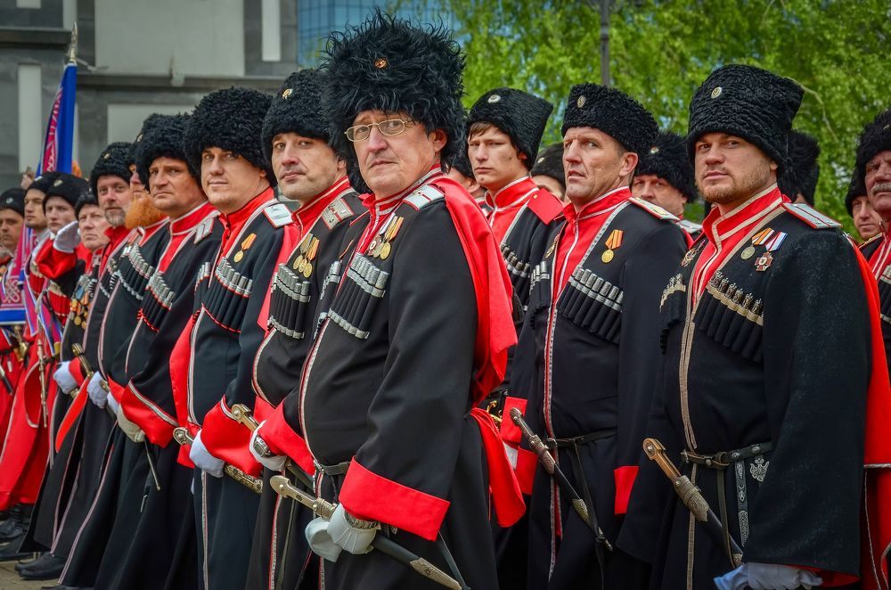 Парад Кубанского казачьего войска.