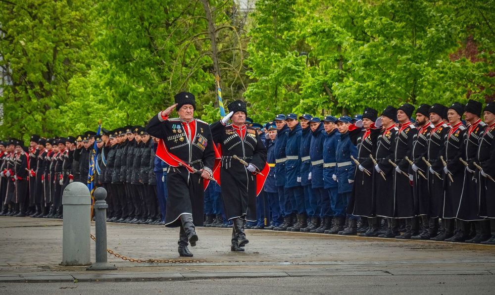 Парад Кубанского казачьего войска.