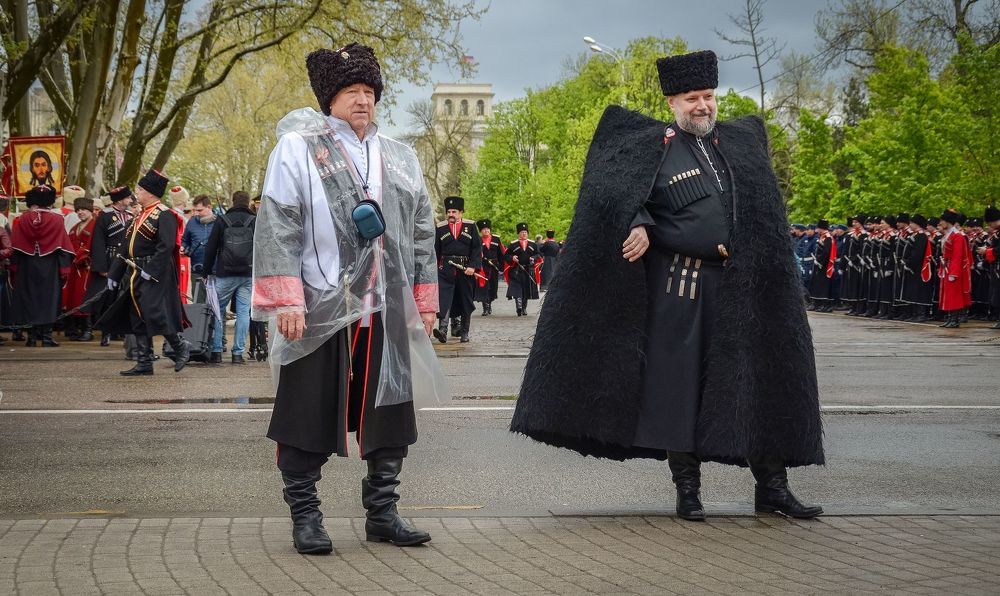 Парад Кубанского казачьего войска.