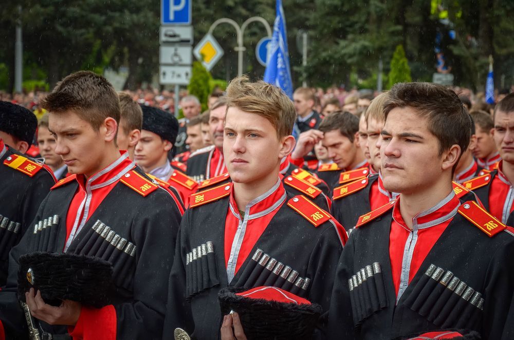 Парад Кубанского казачьего войска.