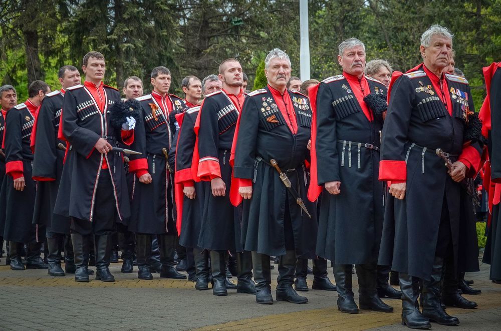 Парад Кубанского казачьего войска.