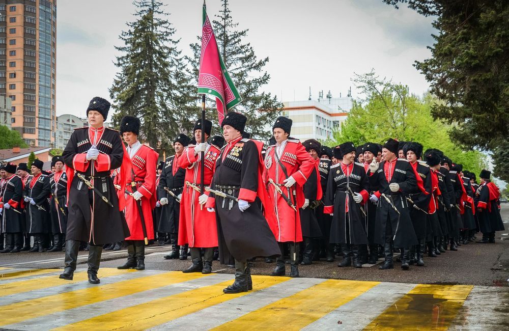 Парад Кубанского казачьего войска.