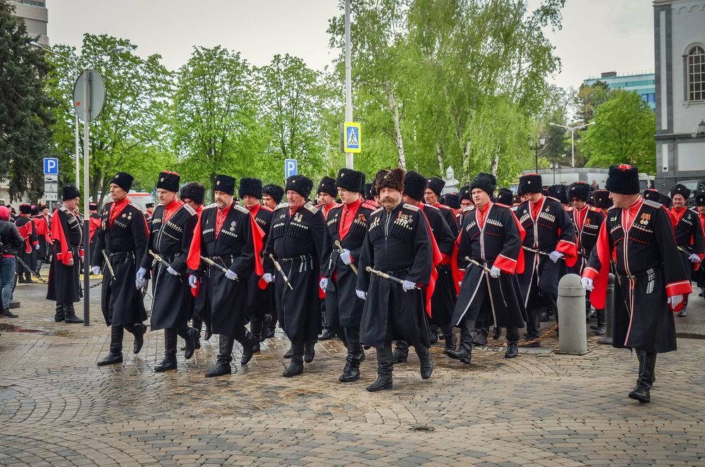 Парад Кубанского казачьего войска.