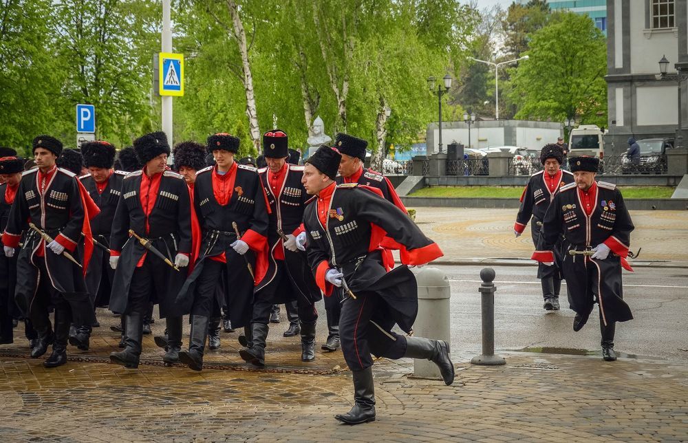 Парад Кубанского казачьего войска.