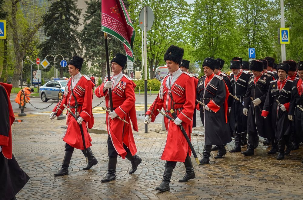 Парад Кубанского казачьего войска.