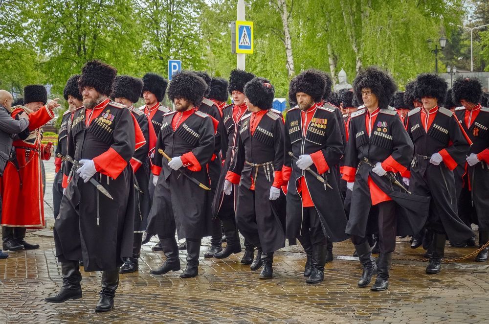 Парад Кубанского казачьего войска.