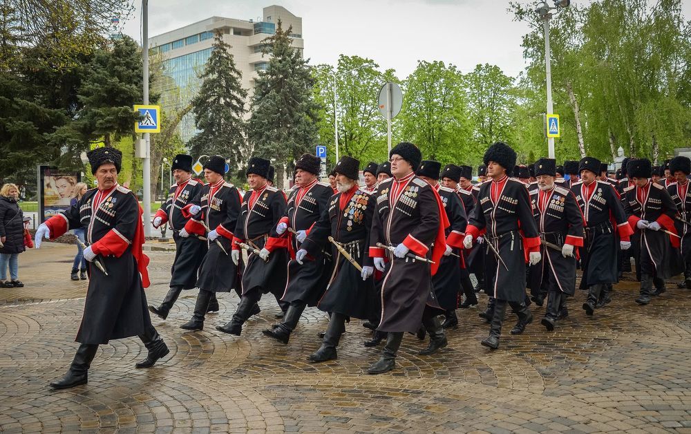 Парад Кубанского казачьего войска.