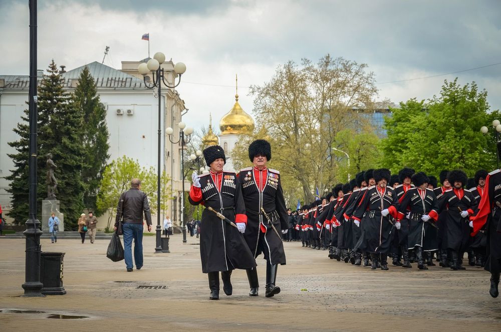 Парад Кубанского казачьего войска.