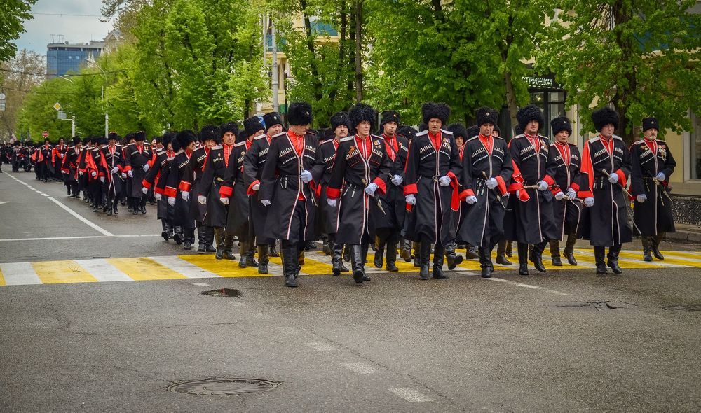 Парад Кубанского казачьего войска.