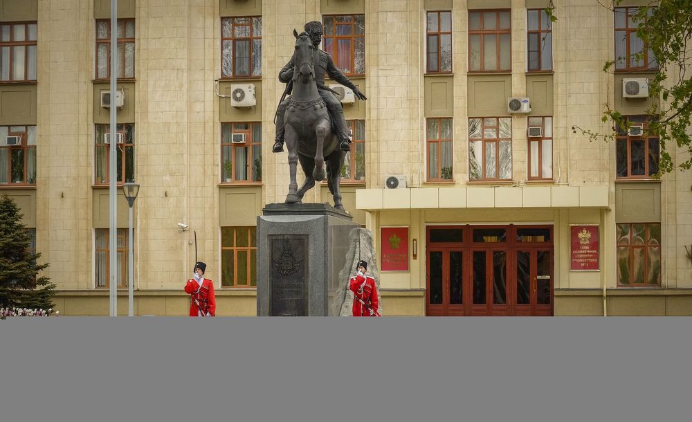 Парад Кубанского казачьего войска.