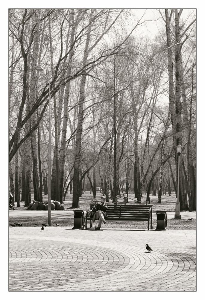 Черно-белая весна. Апрель.