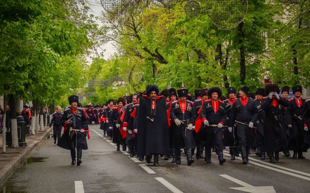 Парад Кубанского казачьего войска.