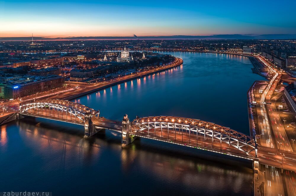 Большеохтинский мост (мост Петра Великого)