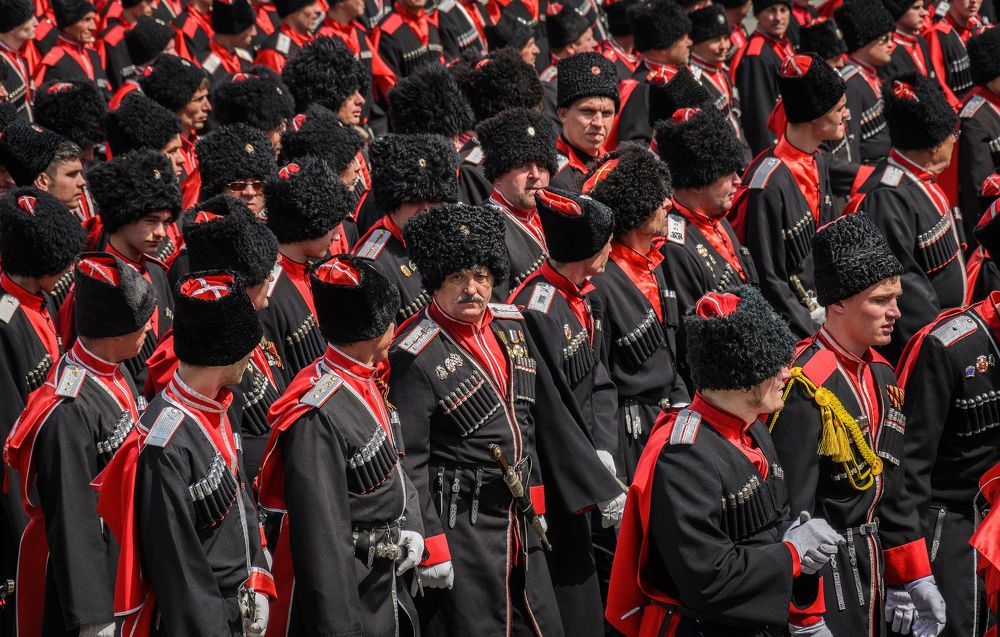 Парад Кубанского казачьего войска.