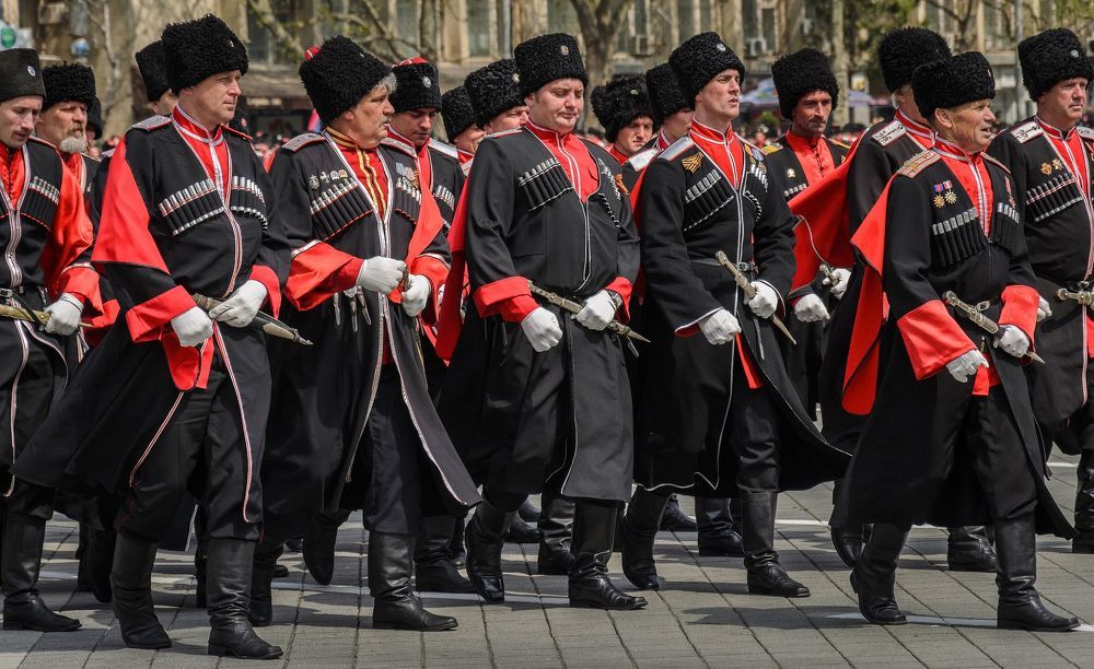 Парад Кубанского казачьего войска.