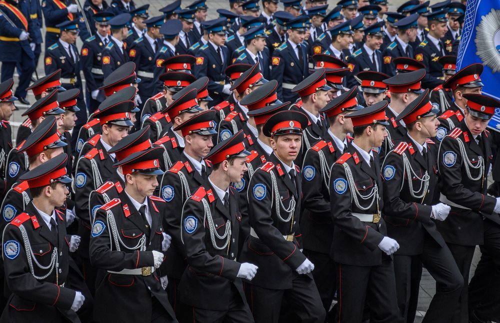 Парад Кубанского казачьего войска.