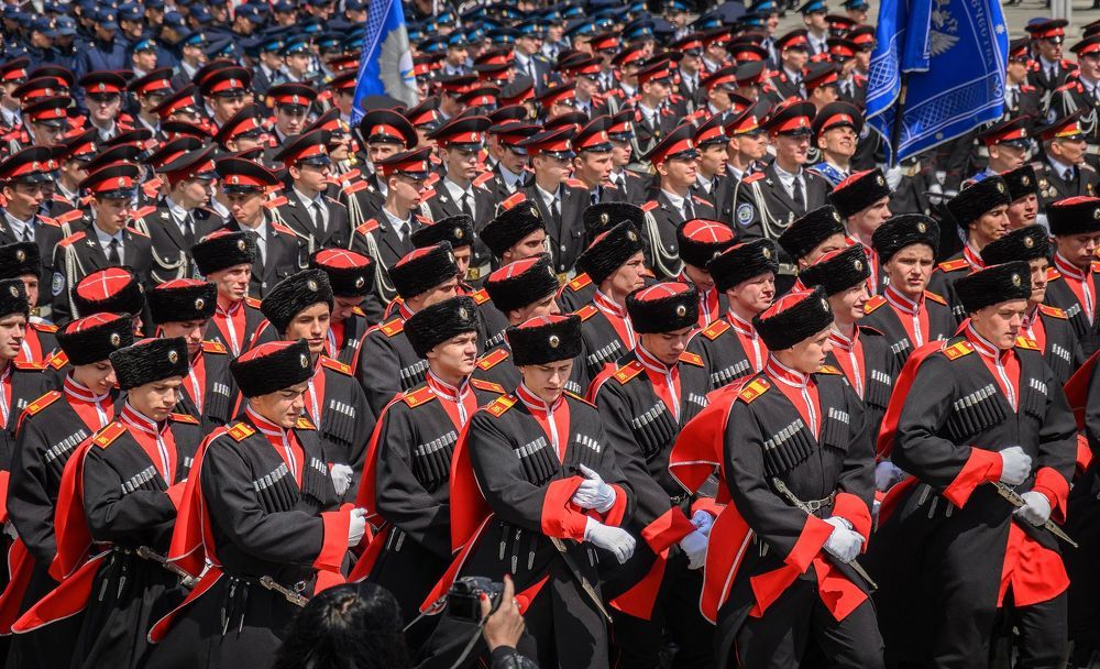 Парад Кубанского казачьего войска.