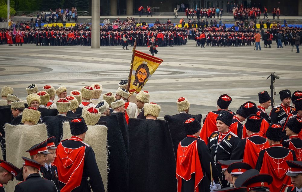 Парад Кубанского казачьего войска.
