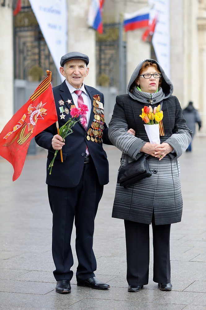 Лица Победы и тех кто помнит и чтит...  (Москва,