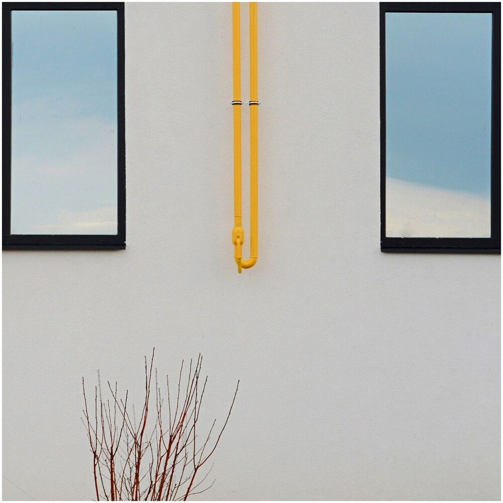 Abstract yellow pipe