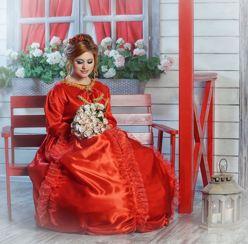 Morning in the red