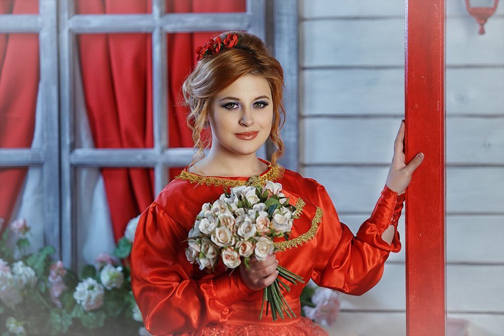Morning in the red