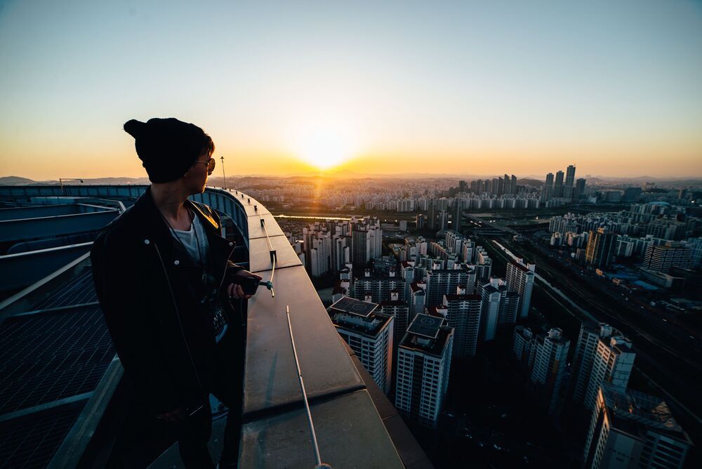 Helipad 46th floor. Seoul