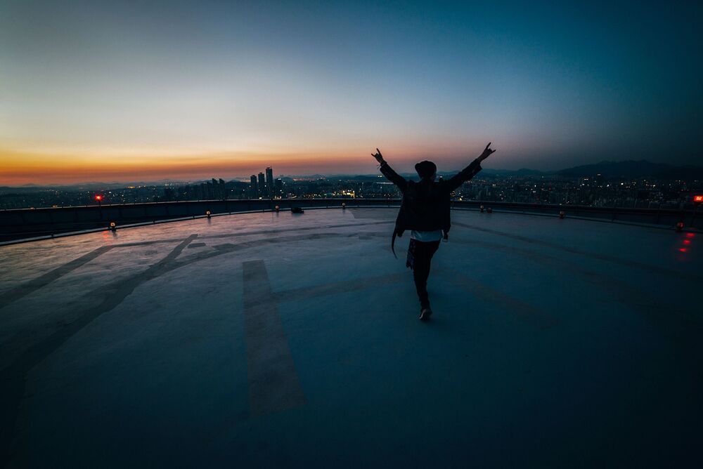 Helipad 46th floor. Seoul