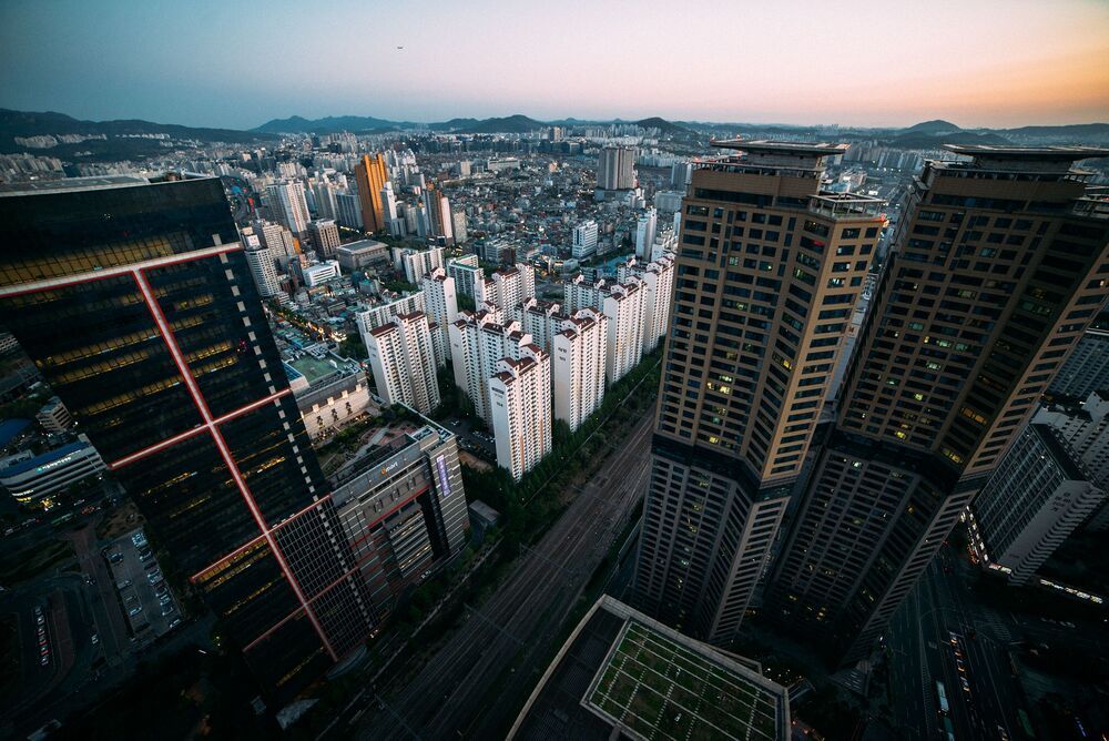 Helipad 46th floor. Seoul