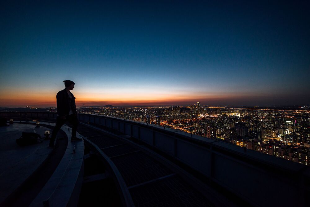 Helipad 46th floor. Seoul