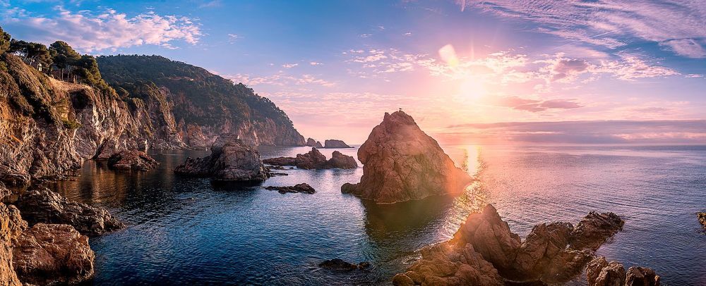 Tossa de Mar после рассвета..