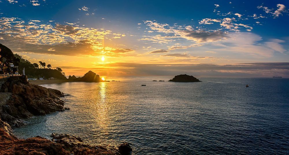 Tossa de Mar после рассвета..