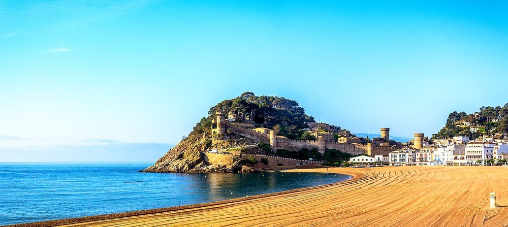 Tossa de Mar после рассвета..