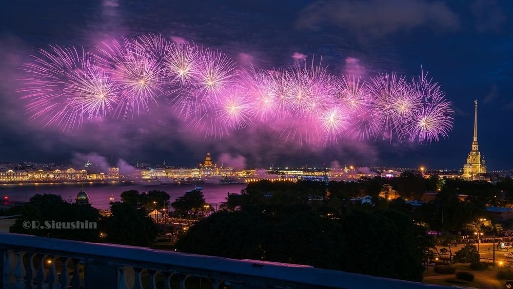 Фейерверк в Санкт-Петербурге! Алые Паруса 2017!