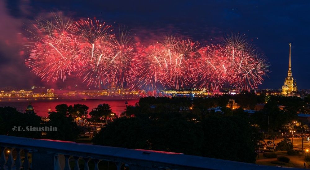 Фейерверк в Санкт-Петербурге! Алые Паруса 2017!
