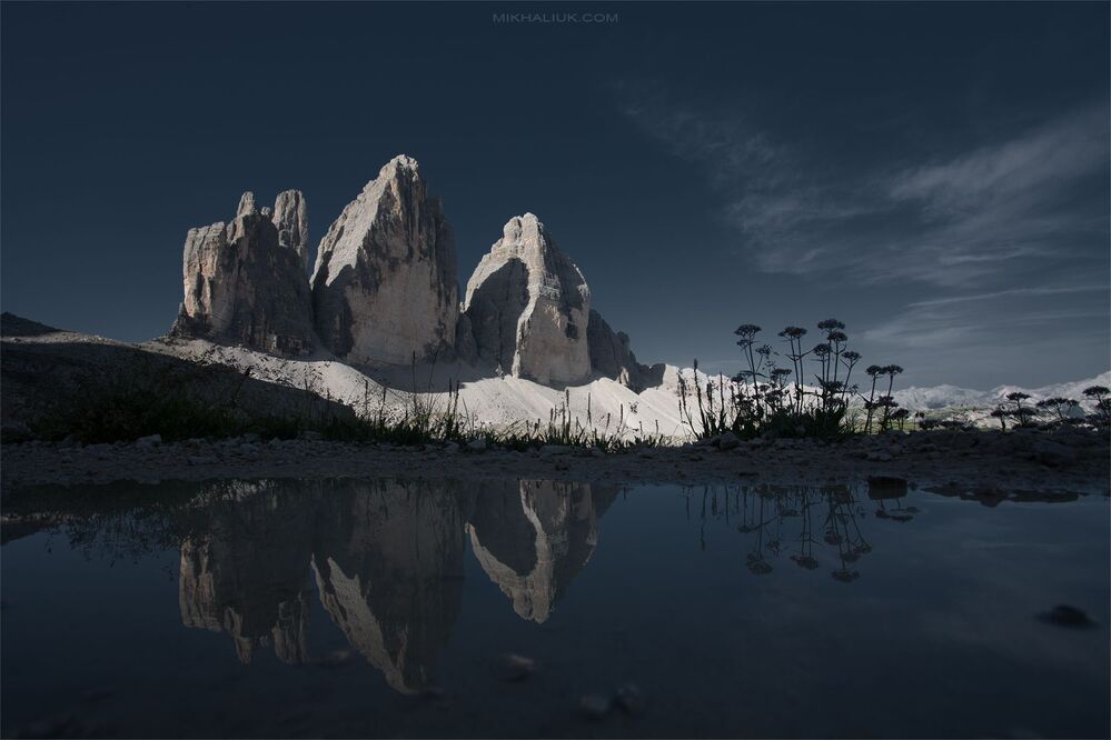 Tre Cime di Lavaredo,Reflection