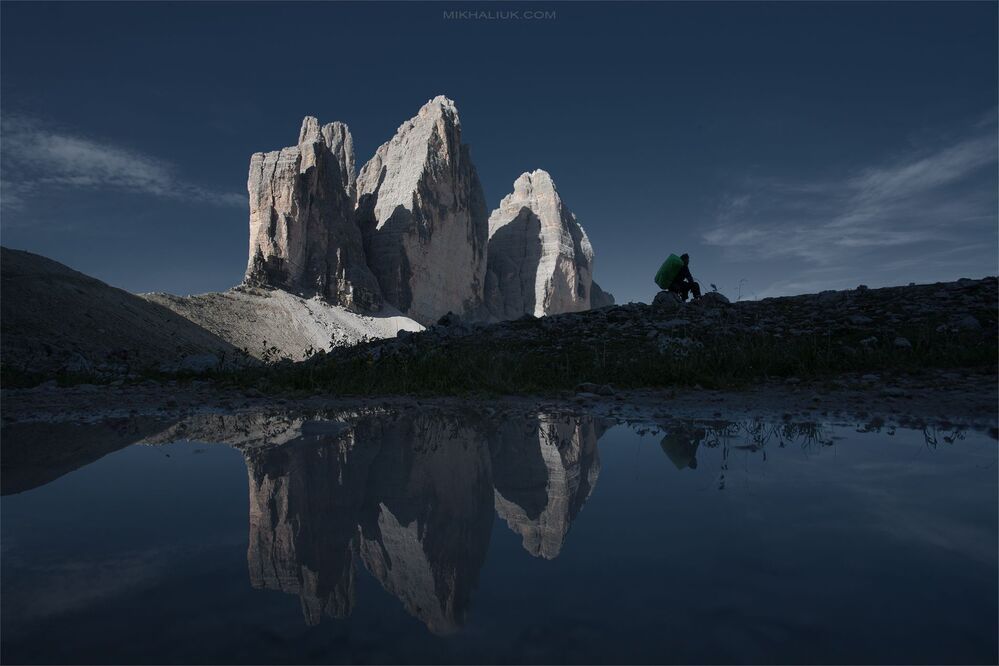 Tre Cime di Lavaredo,Reflection