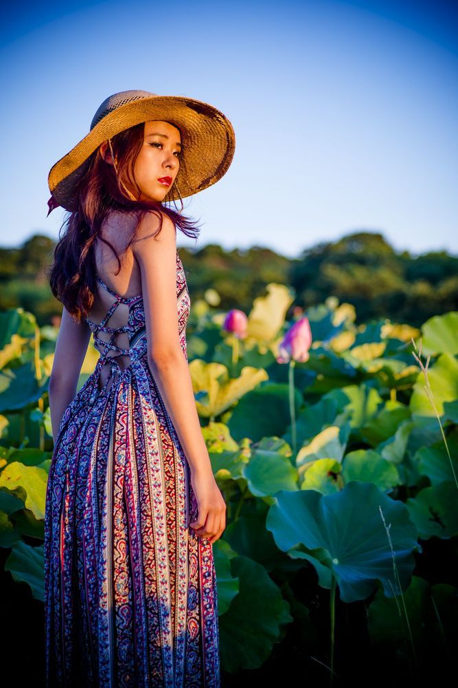 The dress in the lotus