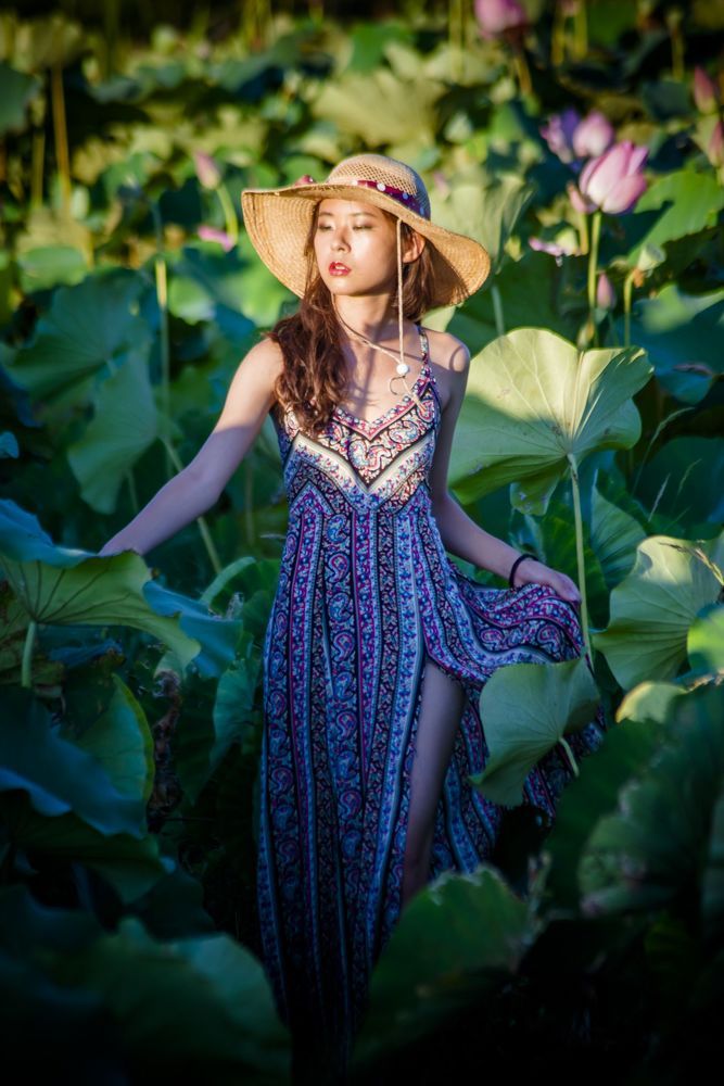 The dress in the lotus