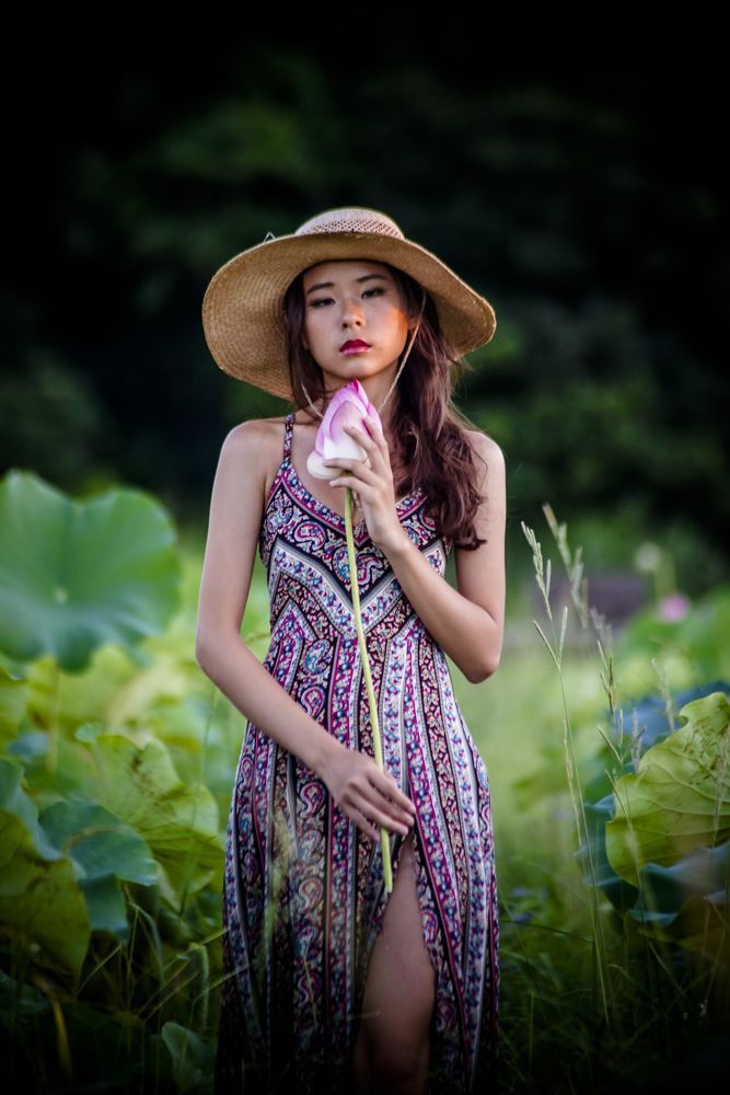The dress in the lotus