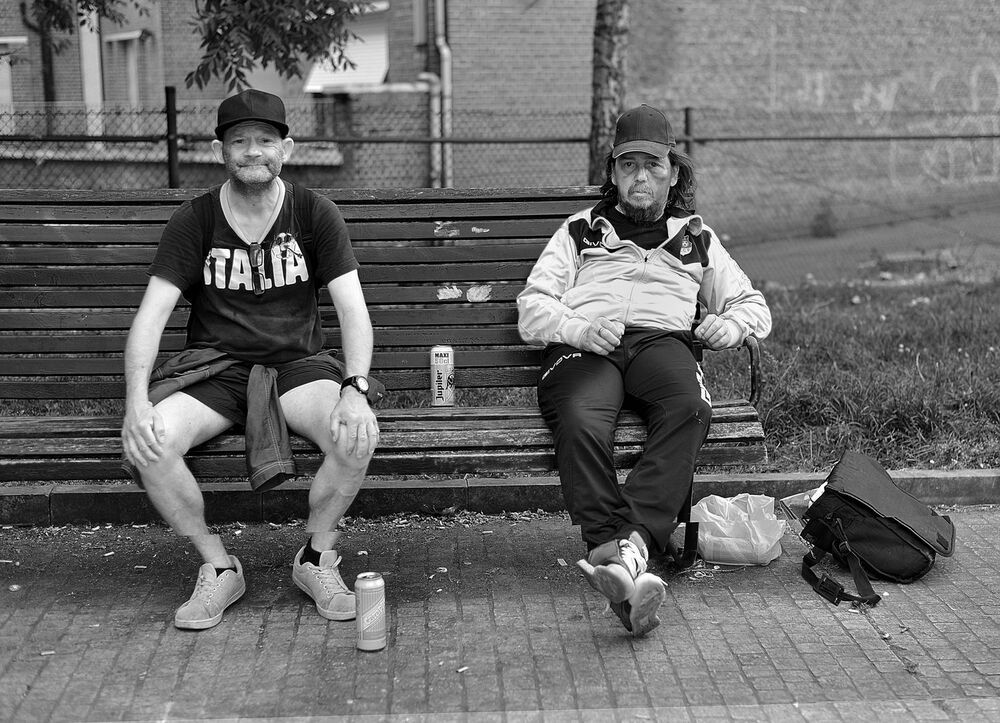 People from the city Charleroi(Belgium).