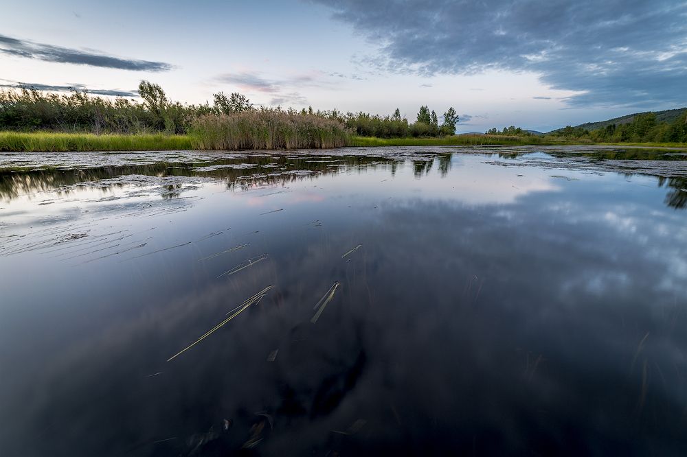 Вечерняя прогулка за город