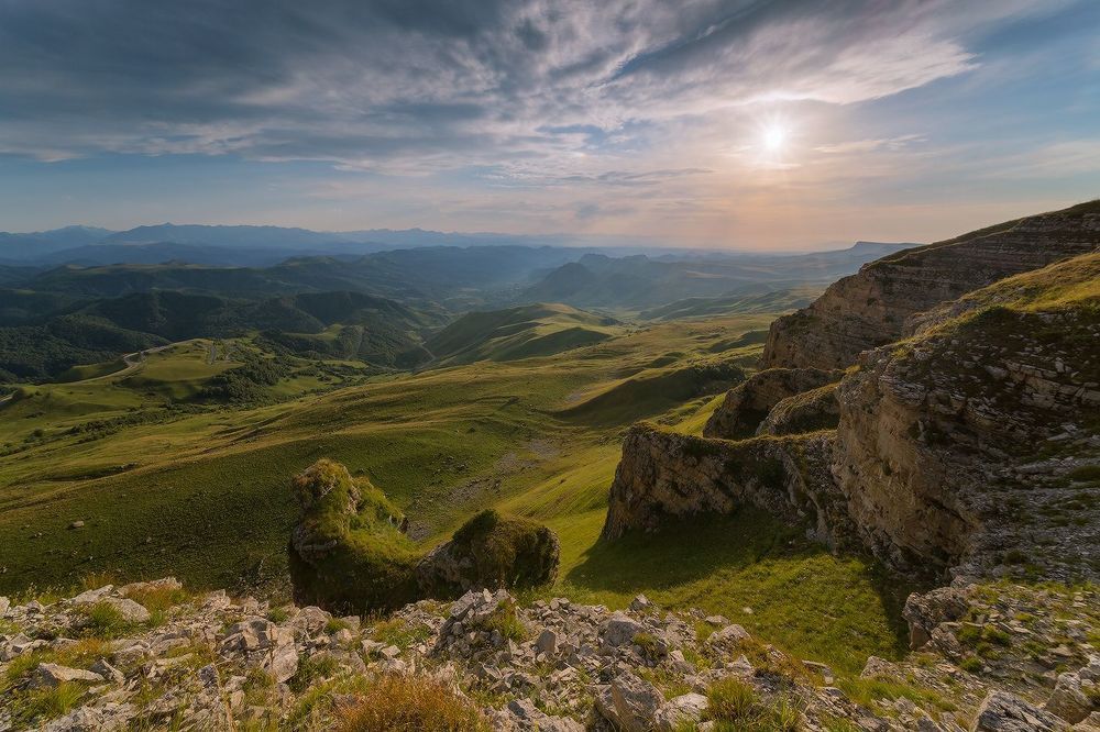 Вечер на перевале Гум-Баши